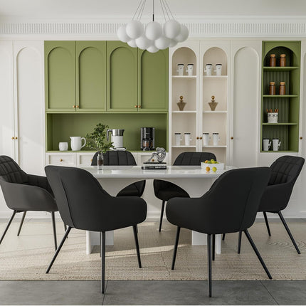 Modern Comfy Dining Chairs Set of 2