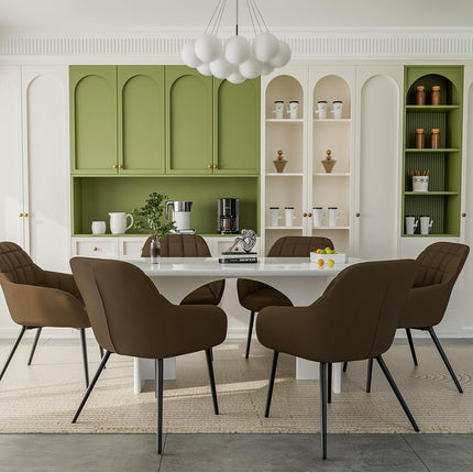 Modern Comfy Dining Chairs Set of 2