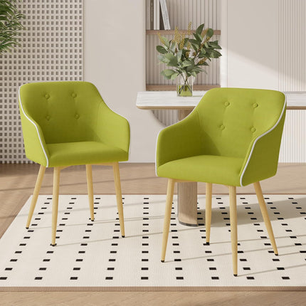 Mid-Century Modern Dining Chairs Set of 2
