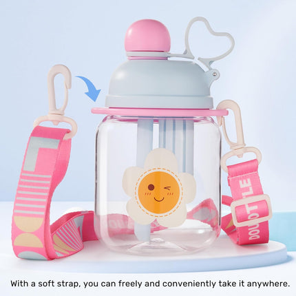 27oz Tritan Kids Water Bottle BPA-Free Leak-Proof with Fruit Strainer