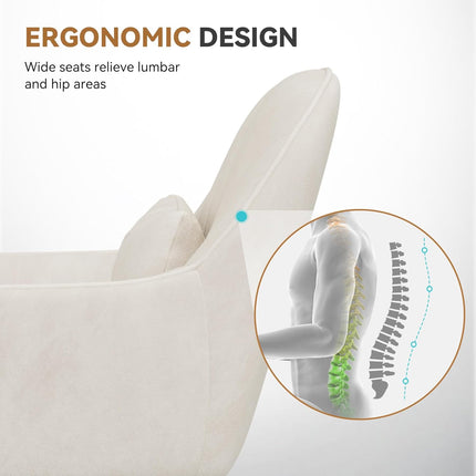 Adjustable Height Office Chair Vanity Swivel Chair