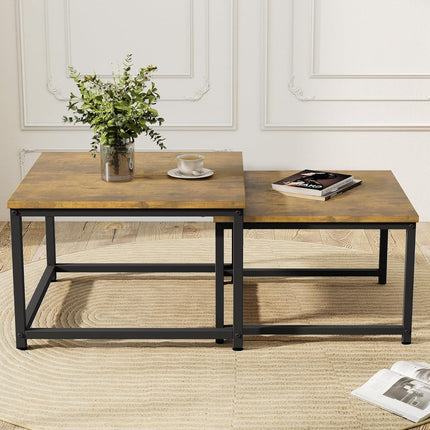 Square Nesting Coffee Table Set