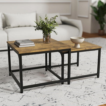 Square Nesting Coffee Table Set