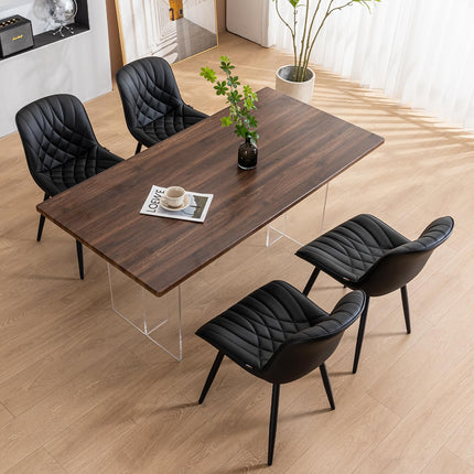 Mid Century Modern Kitchen Dining Chairs Set of 2