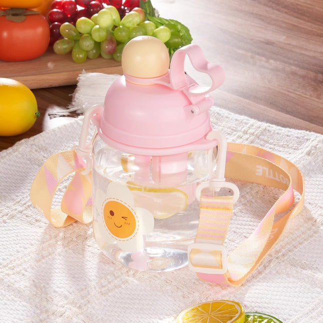 27oz Tritan Kids Water Bottle BPA-Free Leak-Proof with Fruit Strainer