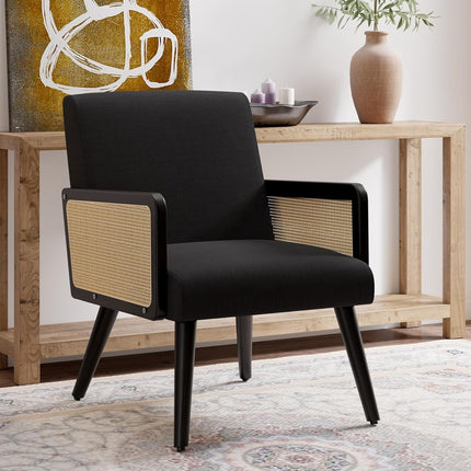 Rattan Arm Chair Accent Chair for Living Room