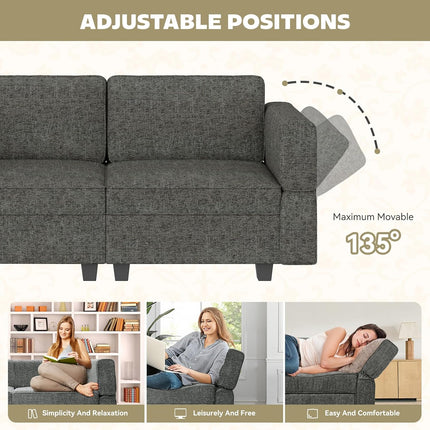 37" Armchair with Pillows