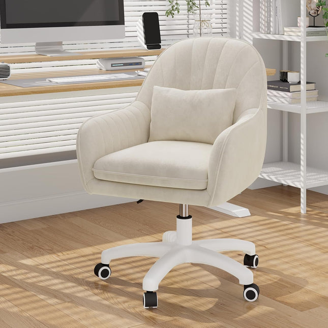 Adjustable Height Office Chair Vanity Swivel Chair