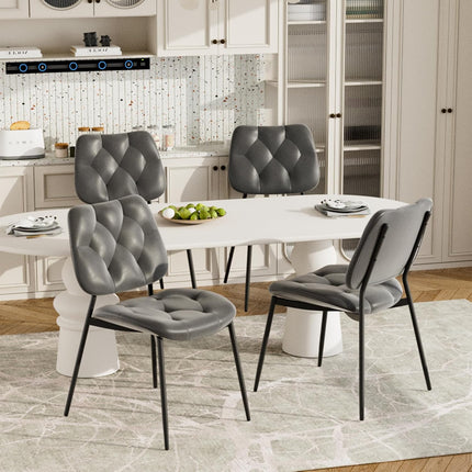 Mid-Century Modern Dining Chairs Set of 2