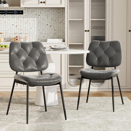 Mid-Century Modern Dining Chairs Set of 2