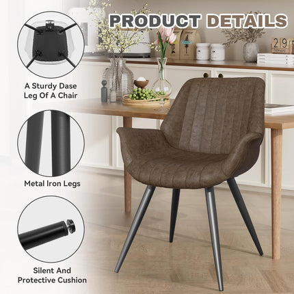 Kitchen Upholstered Dining Chairs Set of 6