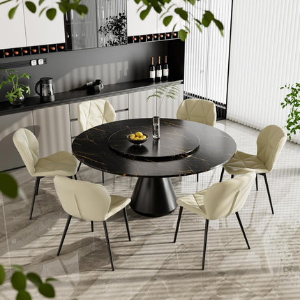 Modern Dining Chairs with Waterproof Surface Set of 2