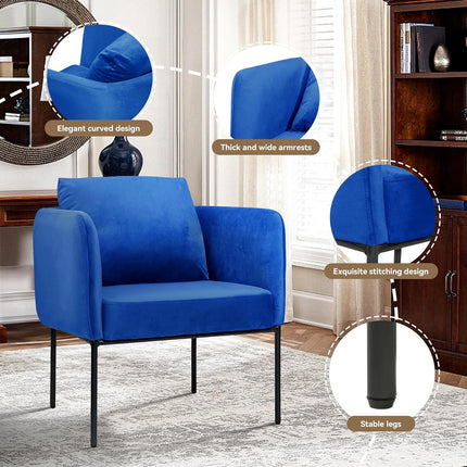 Modern Accent Chair with Soft Back Sofa Chair