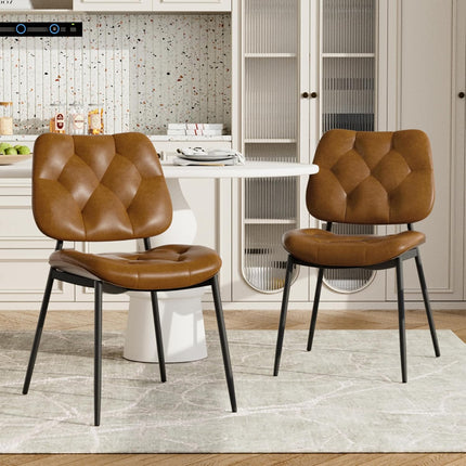 Mid-Century Modern Dining Chairs Set of 2