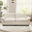 Beige-chenille / 86 Inch-Loveseat