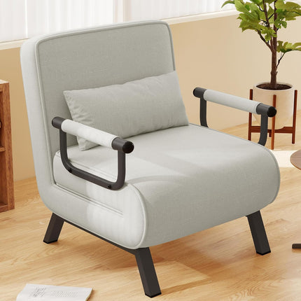 Folding Sofa Bed Recliner with Adjustable Backrest