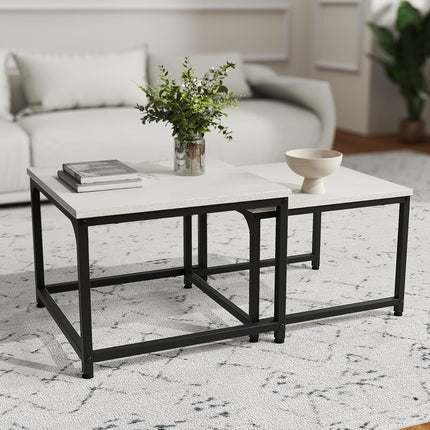 Square Nesting Coffee Table Set