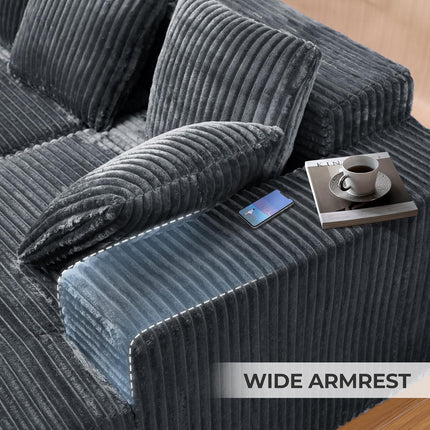 131'' Cloud Sectional Couches with Chaise Lounge
