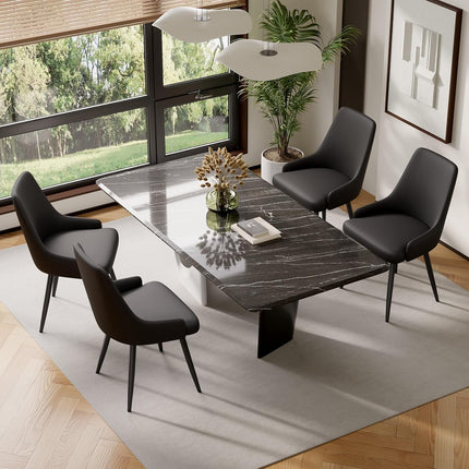Modern Thick Cushion Dining Chairs Set of 6