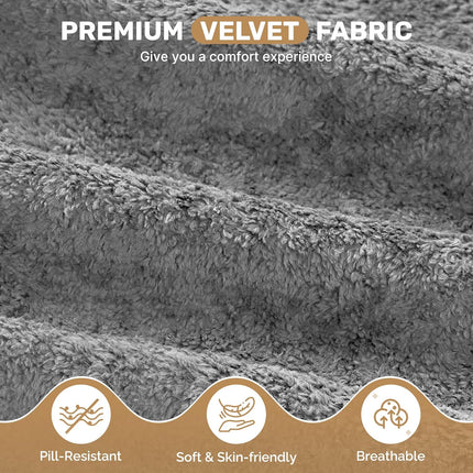 78" 2 in 1 Velvet Convertible Folding Sleeper Sofa