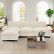 Beige-chenille / 118 Inch-L