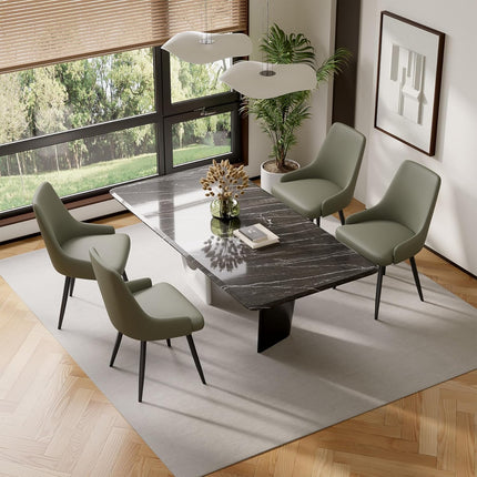 Modern Thick Cushion Dining Chairs Set of 6