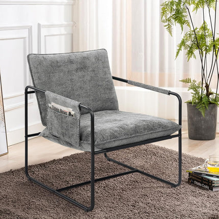 Upholstered Living Room Chairs with Cushions