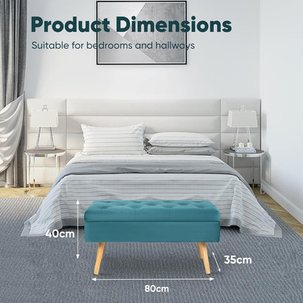 Shoe Bench with Cushion and Storage Function