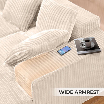 131'' Cloud Sectional Couches with Chaise Lounge