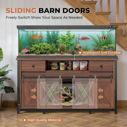 75-120 Gallon Fish Tank Stand with Power Outlet