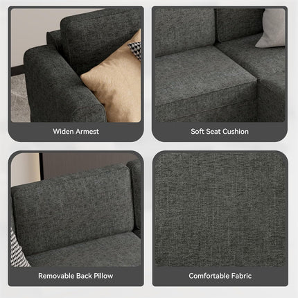 37" Armchair with Pillows