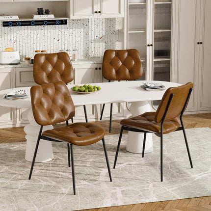 Mid-Century Modern Dining Chairs Set of 2