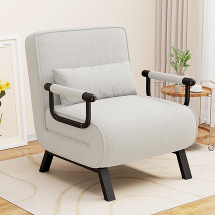 Folding Sofa Bed Recliner with Adjustable Backrest