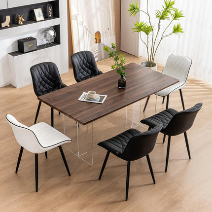 Mid Century Modern Kitchen Dining Chairs Set of 2