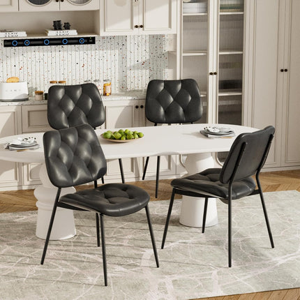 Mid-Century Modern Dining Chairs Set of 2