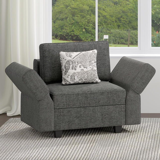 37" Armchair with Pillows