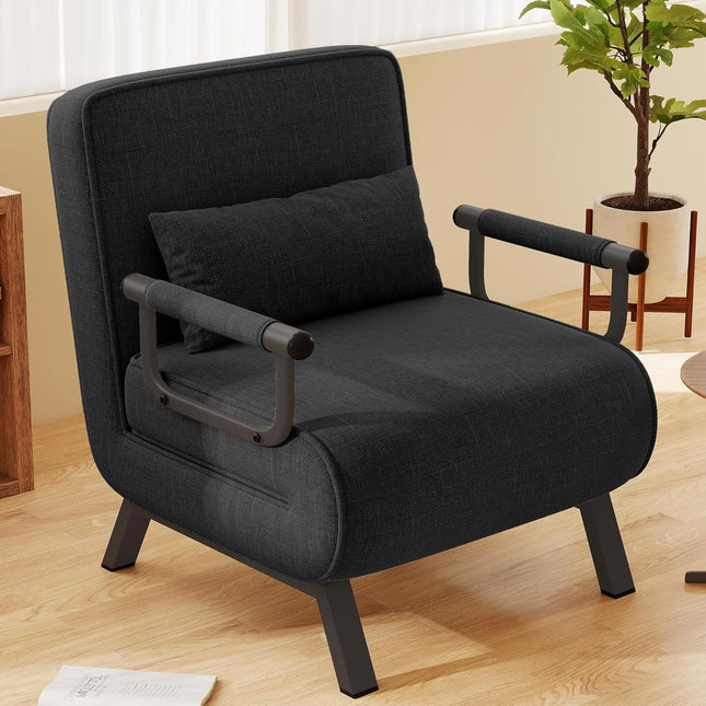 Folding Sofa Bed Recliner with Adjustable Backrest