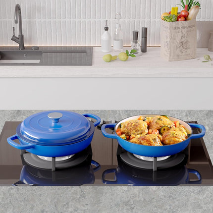 3 Quart Enameled Cast Iron Dutch Oven