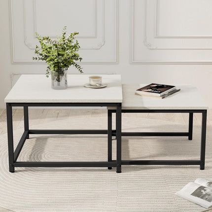 Square Nesting Coffee Table Set