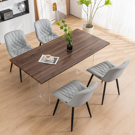 Mid Century Modern Kitchen Dining Chairs Set of 2