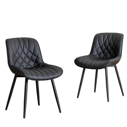 Mid Century Modern Kitchen Dining Chairs Set of 2