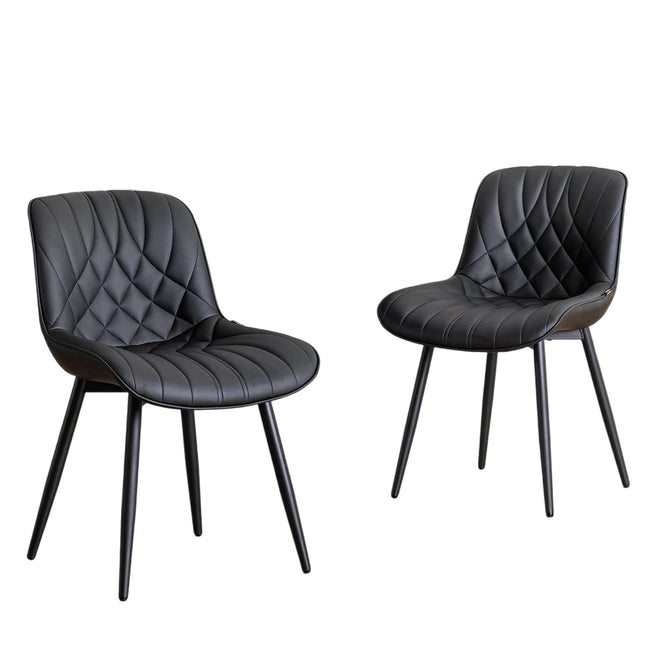 Mid Century Modern Kitchen Dining Chairs Set of 2