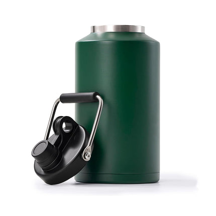 128oz Stainless Steel Insulated Gallon Water Bottle Leak-Proof Sweat-Free