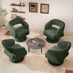 Green-chenille / 4 PCS