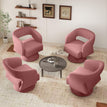 Dark Pink-teddy / 4 PCS