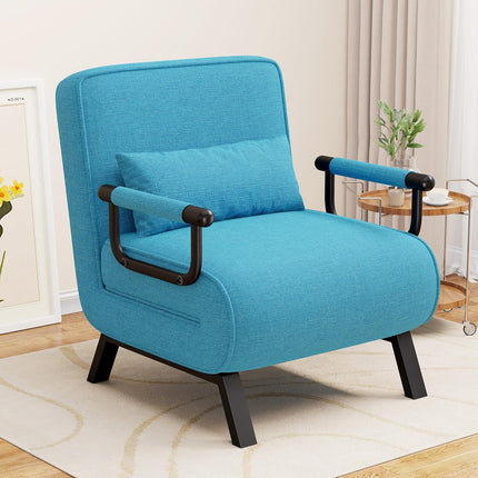 Folding Sofa Bed Recliner with Adjustable Backrest