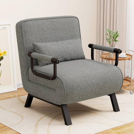 Folding Sofa Bed Recliner with Adjustable Backrest