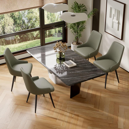 Modern Thick Cushion Dining Chairs Set of 6