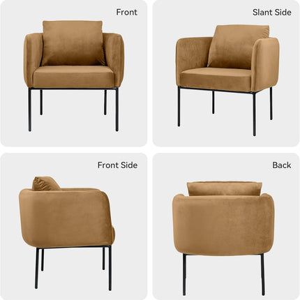 Modern Accent Chair with Soft Back Sofa Chair