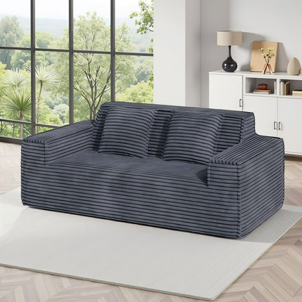 75" Corduroy Loveseat Sofa
